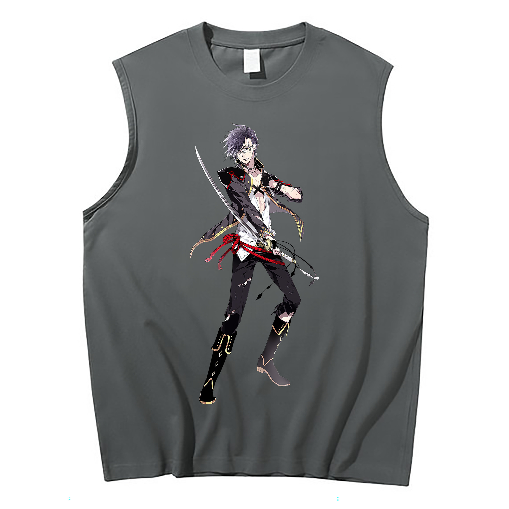 （画像用） 刀剣乱舞 Touken Ranbu コットン100％タンクトップ（フロントプリント）